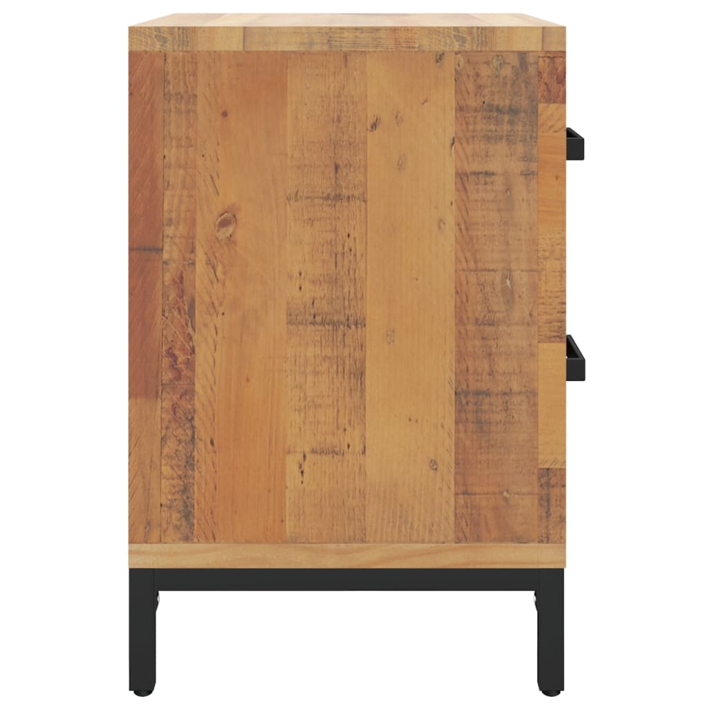 Sängbord 2 st 36x30x45 cm massiv furu