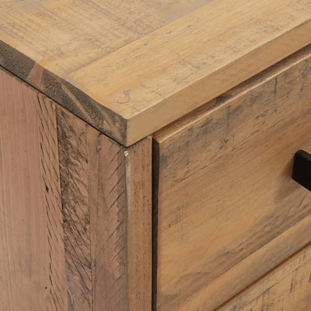Sängbord 2 st 40x30x55 cm massiv furu