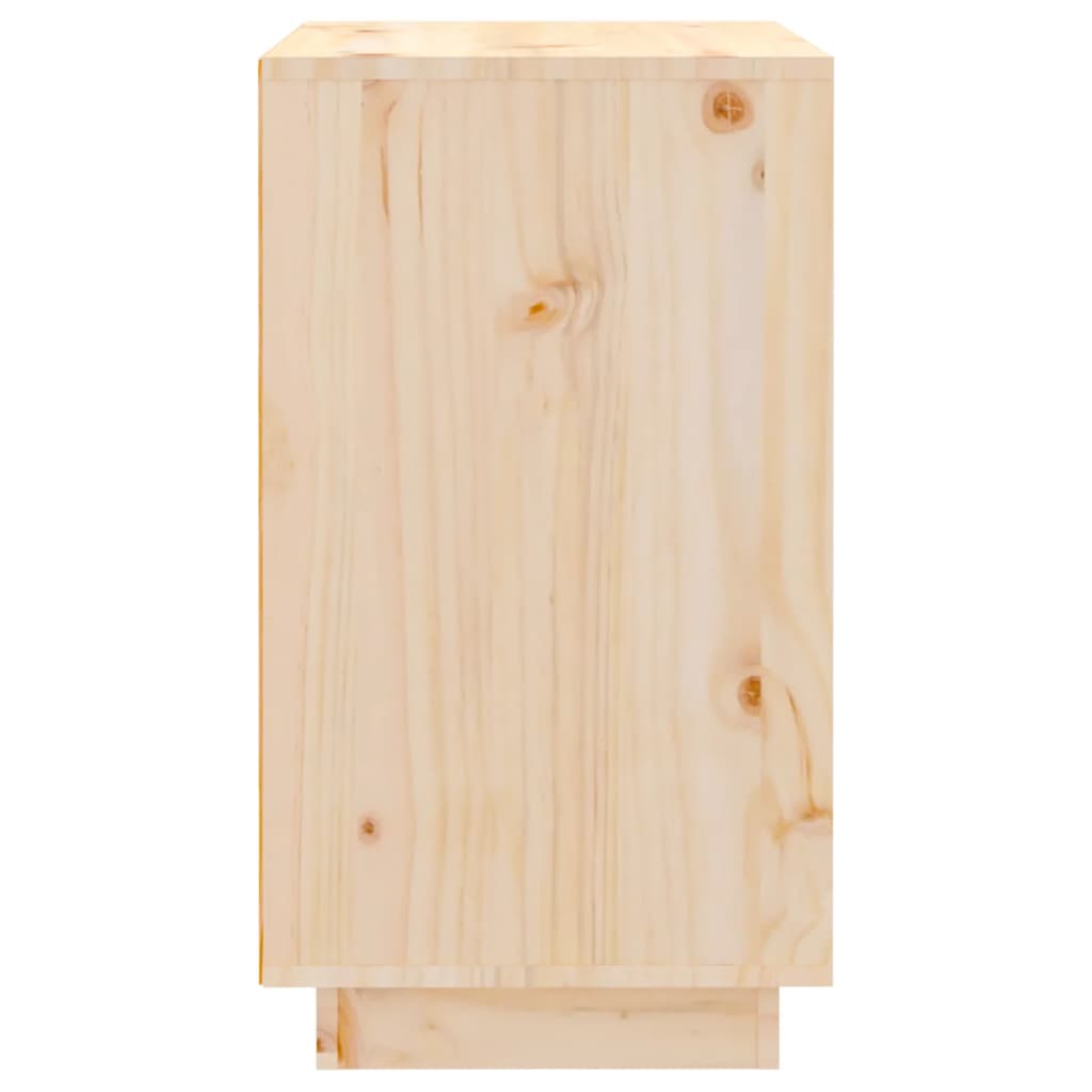 Vinställ Vinskåp 55,5x34x61 cm massiv furu