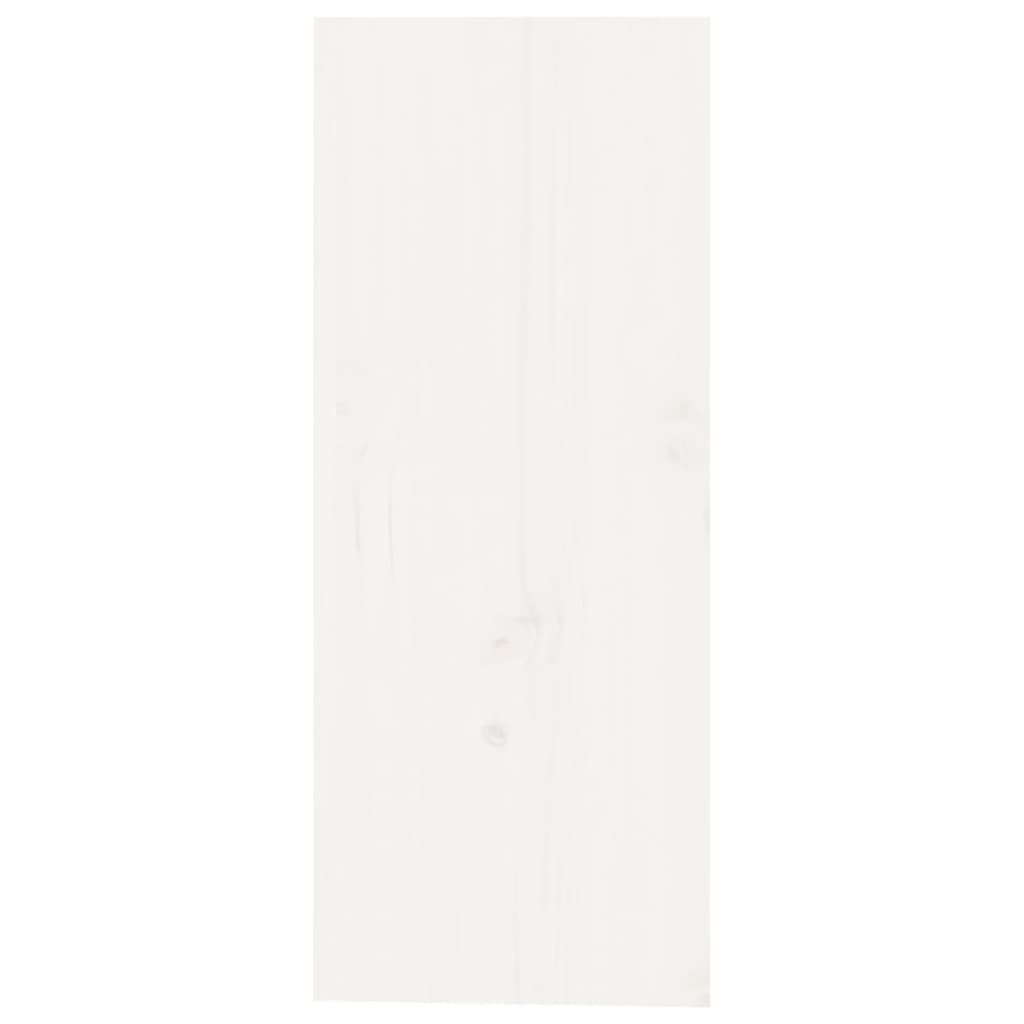 Vinställ Vinskåp Vit 62x25x62 cm massiv furu