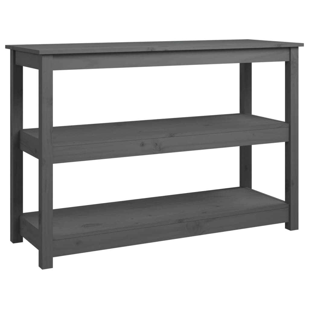 Avlastningsbord Konsollbord Grå 110x40x74 cm massiv furu