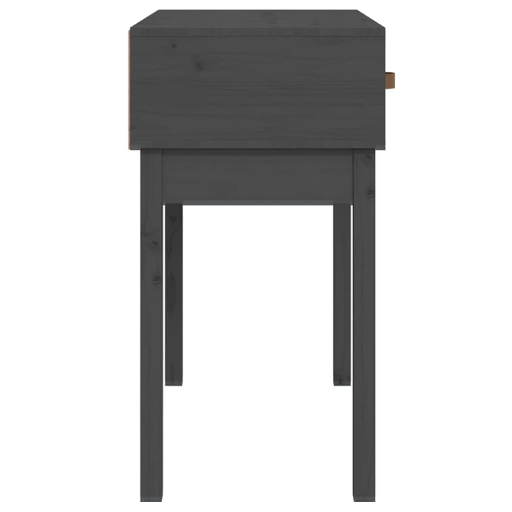 Avlastningsbord Konsollbord Grå 76,5x40x75 cm massiv furu