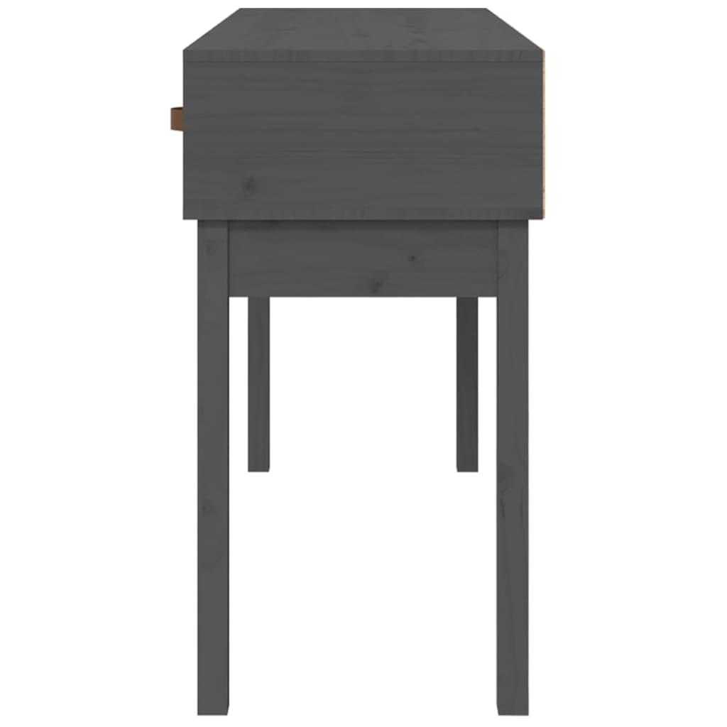 Avlastningsbord Konsollbord Grå 114x40x75 cm massiv furu