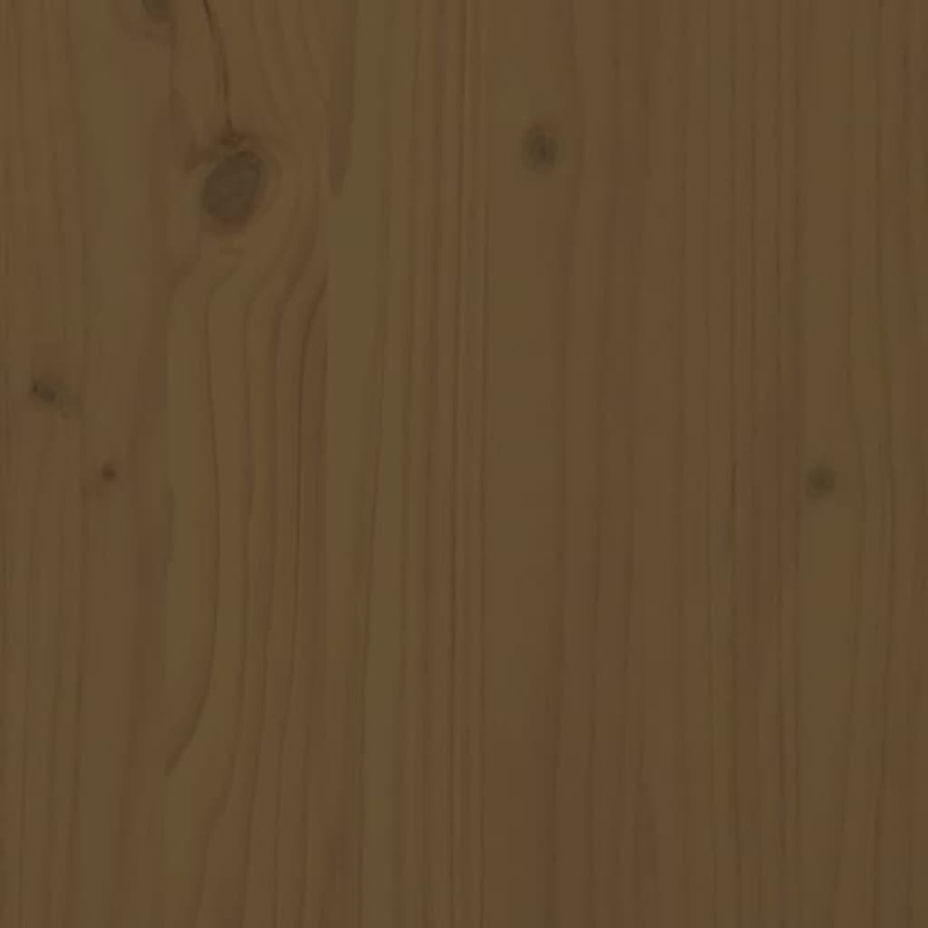 Byrå Honungsbrun 100x40x90 cm massiv furu