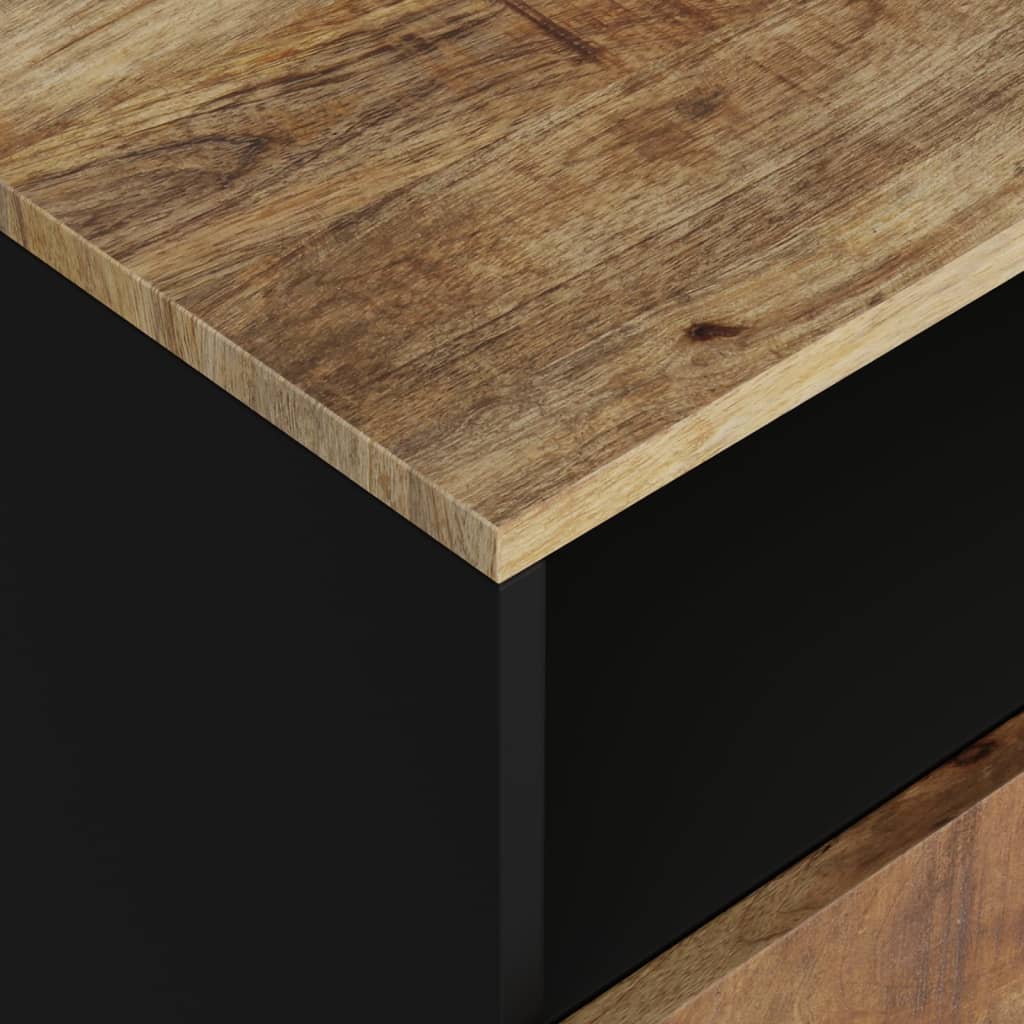 Sängbord Nattduksbord Trä 50x33x62 cm massivt mangoträ och
