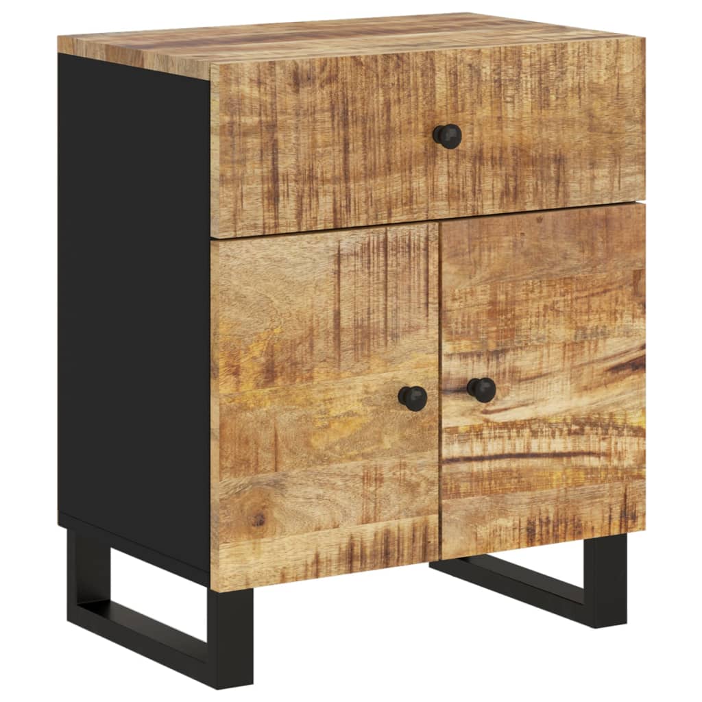 Sängbord Nattduksbord Trä 50x33x60 cm massivt mangoträ och