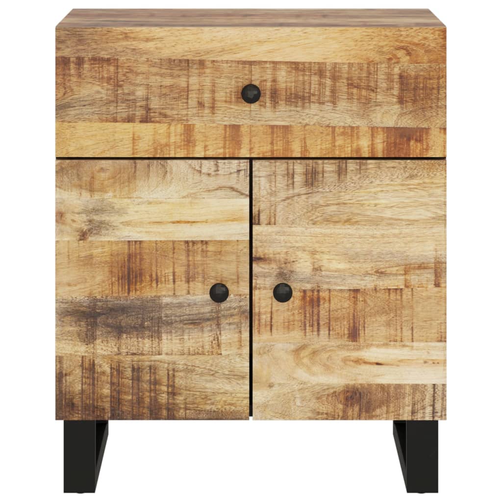 Sängbord Nattduksbord Trä 50x33x60 cm massivt mangoträ och