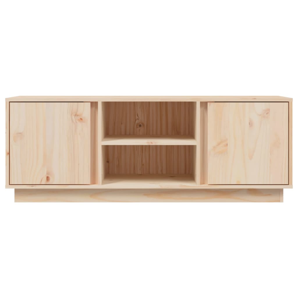 Tv-bänk 110x35x40,5 cm massiv furu