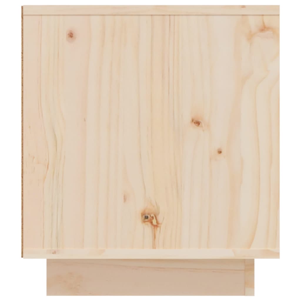 Tv-bänk 110x35x40,5 cm massiv furu