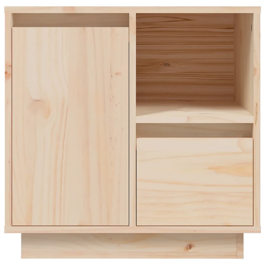 Sängbord 2 st 50x34x50 cm massivt furuträ