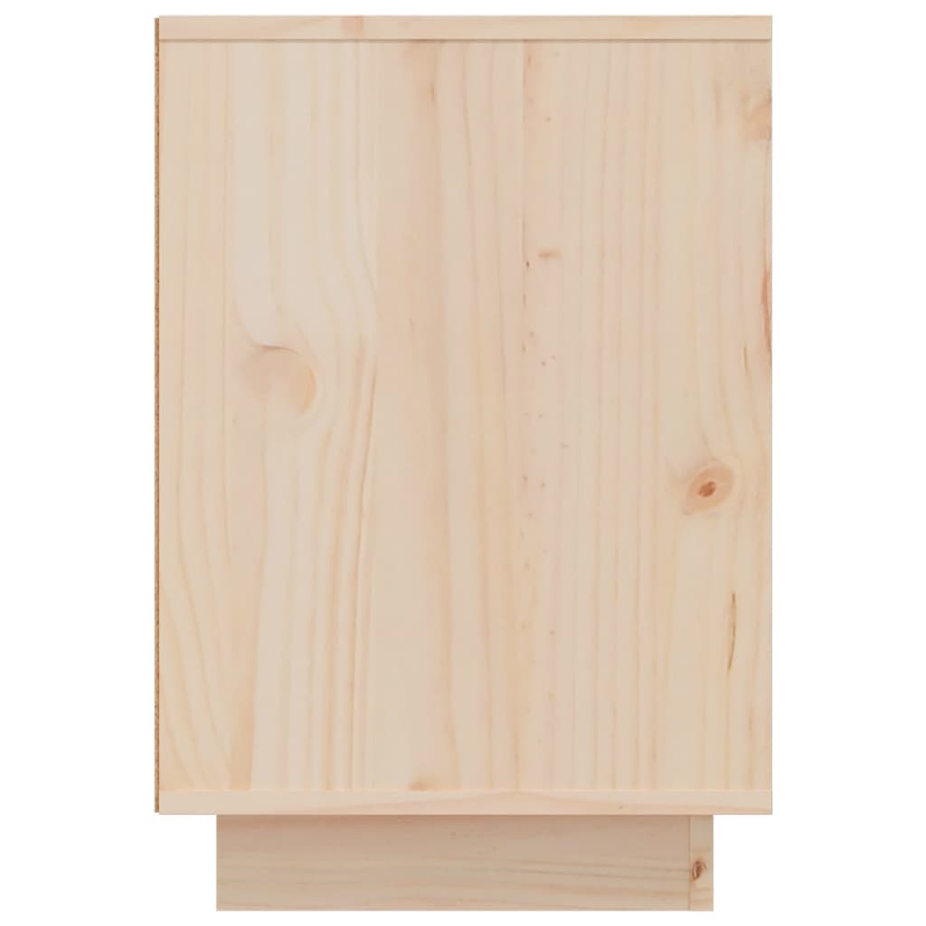 Sängbord 2 st 50x34x50 cm massivt furuträ