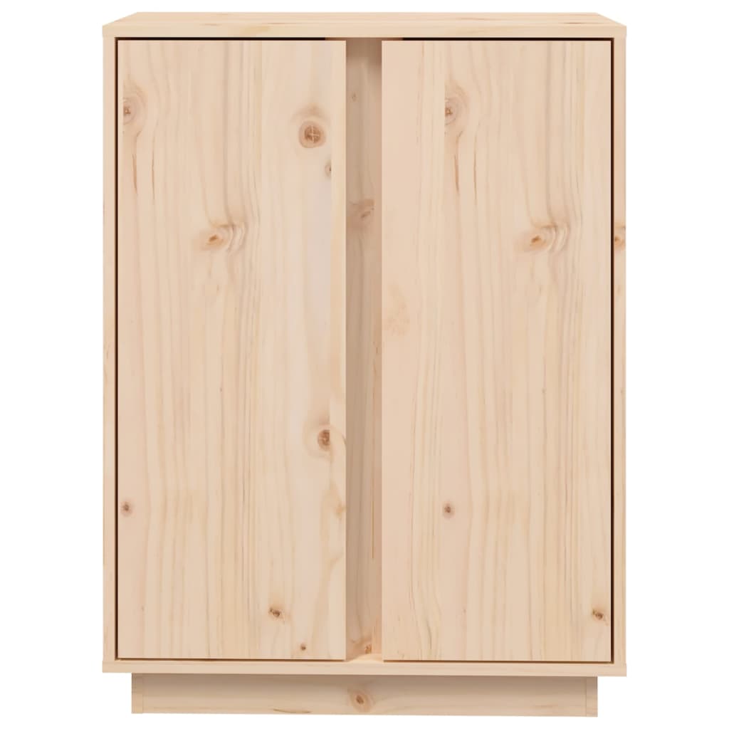 Skänk Vit 60x35x80 cm massiv furu