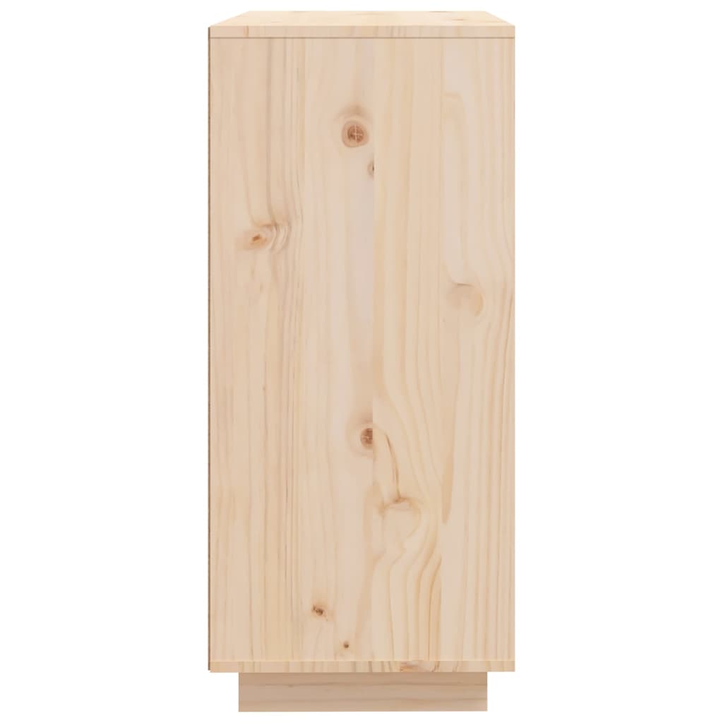 Skänk Vit 60x35x80 cm massiv furu