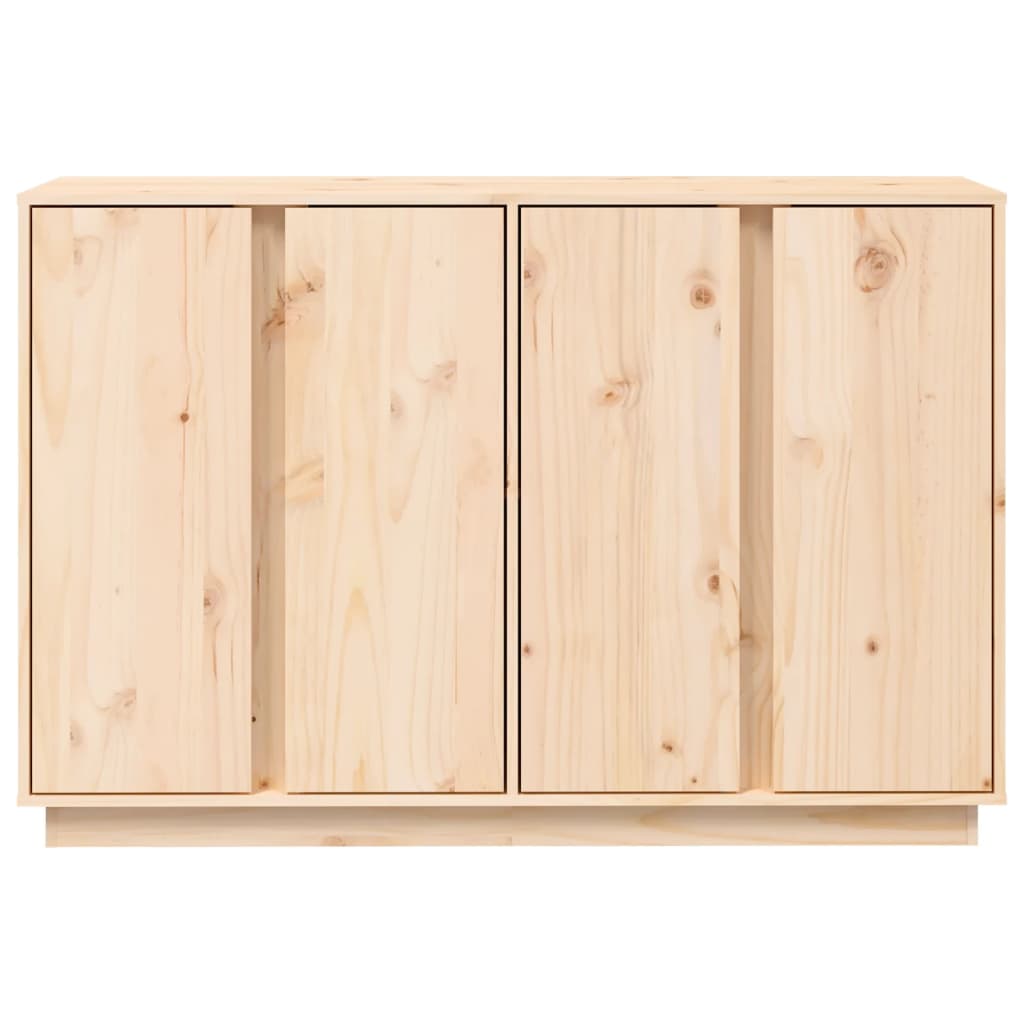 Skänk Vit 120x35x80 cm massiv furu
