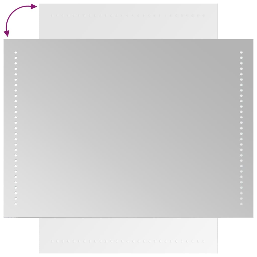 Badrumsspegel LED 50x70 cm