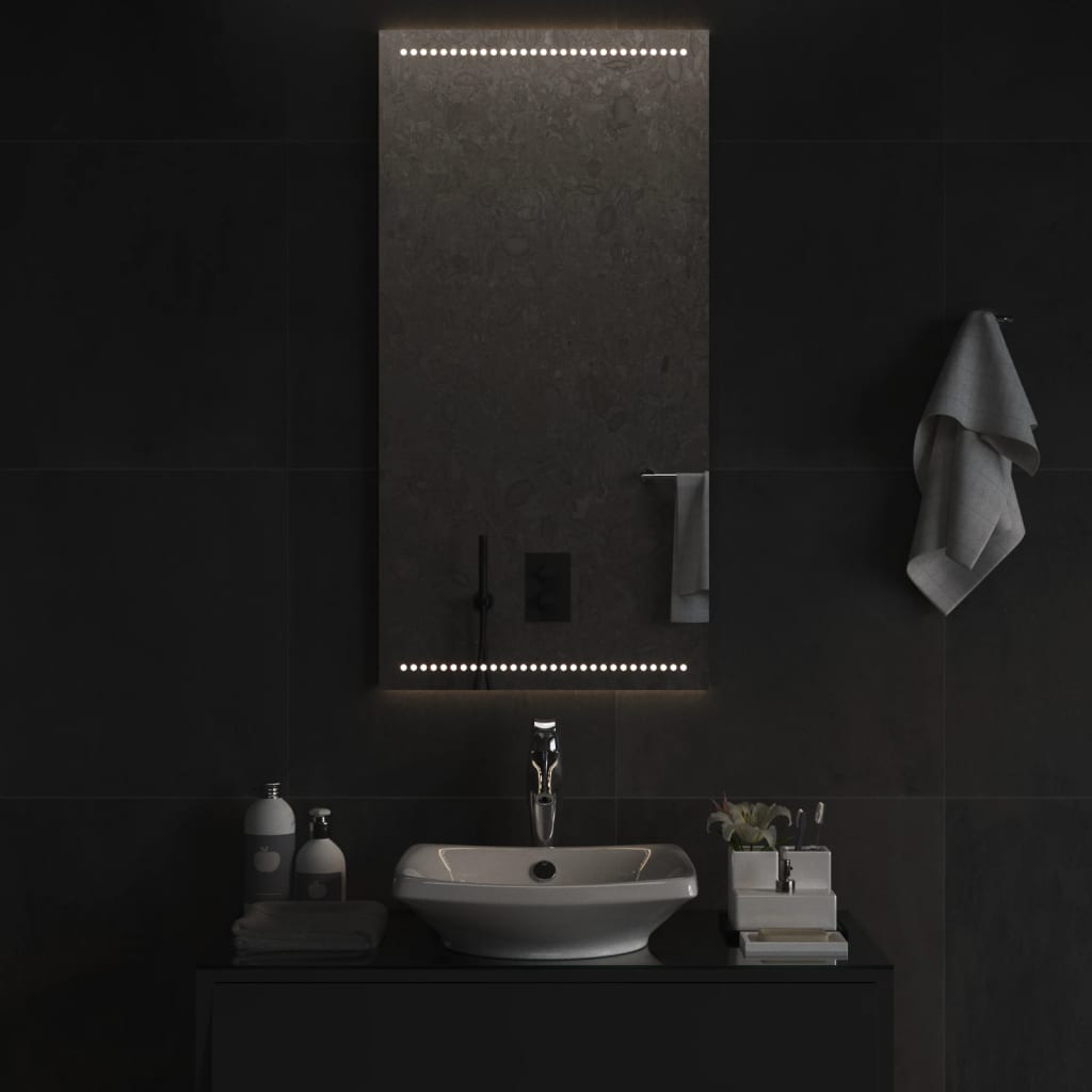 Badrumsspegel LED 50x100 cm