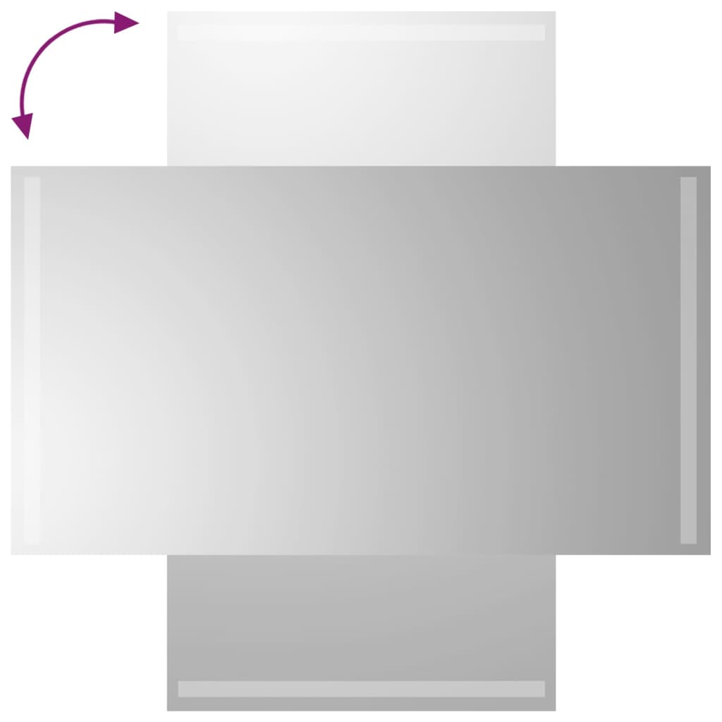 Badrumsspegel LED 50x90 cm