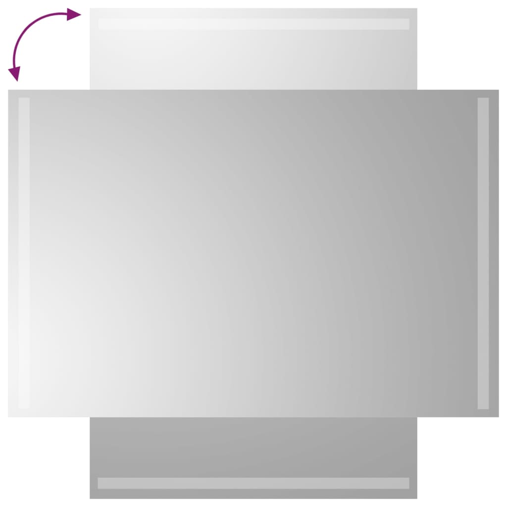 Badrumsspegel LED 60x90 cm