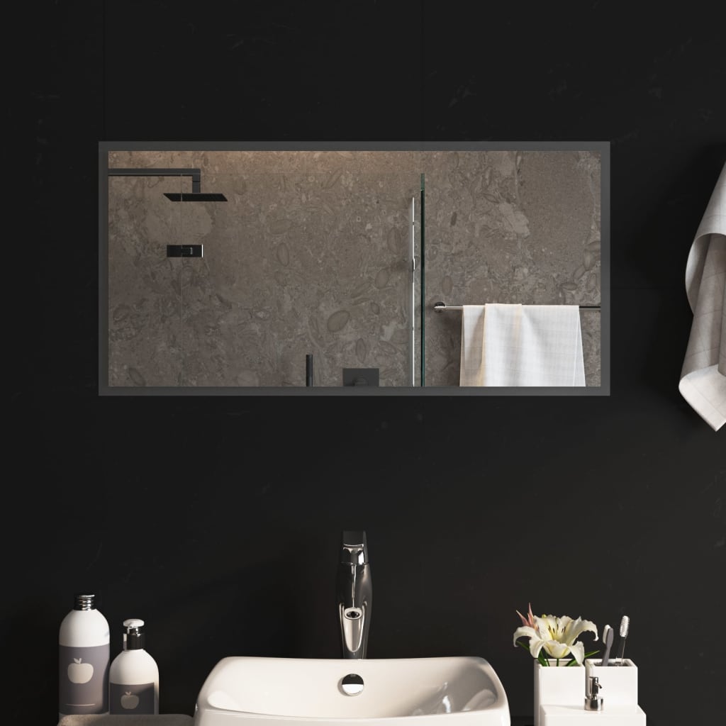Badrumsspegel LED 40x80 cm