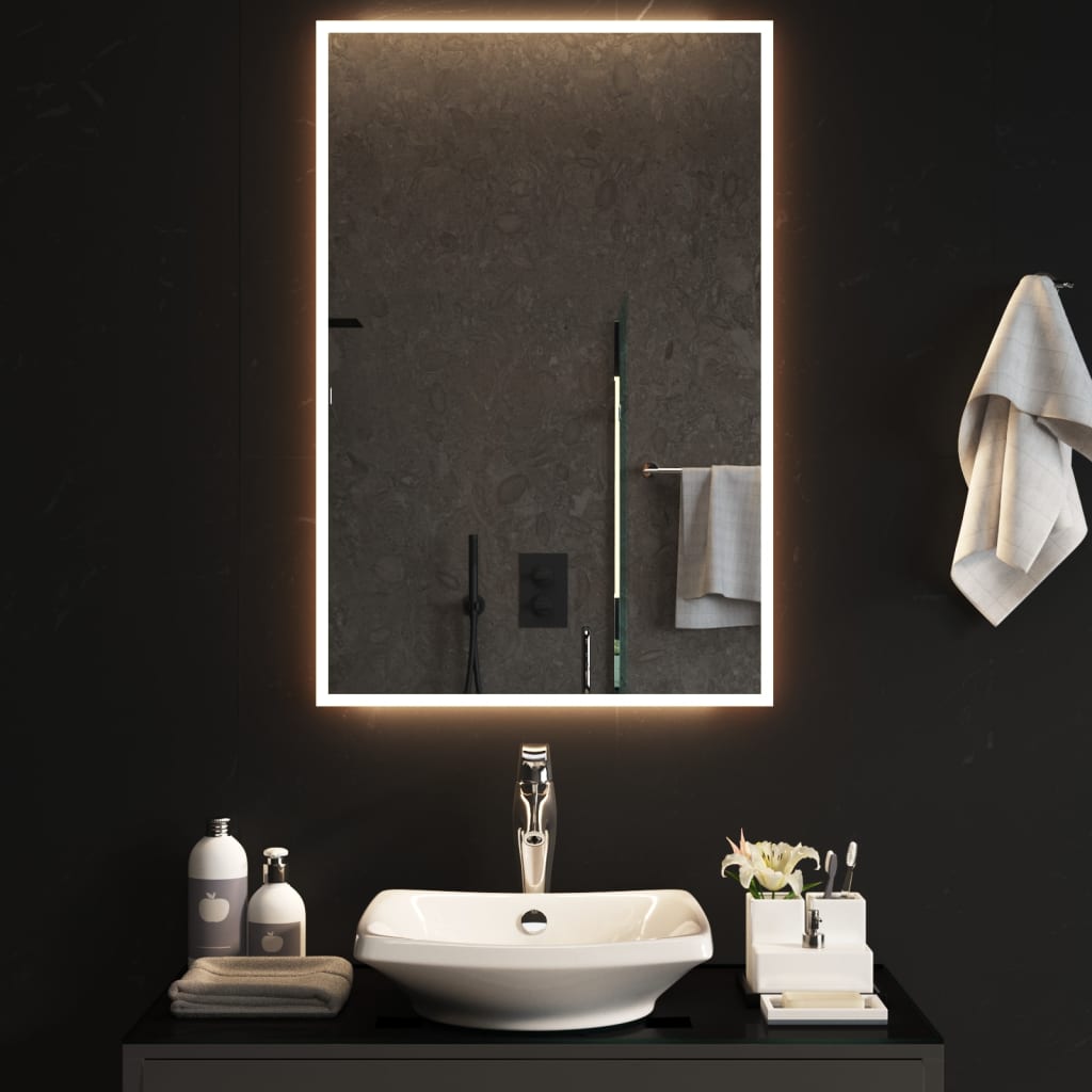 Badrumsspegel LED 60x90 cm