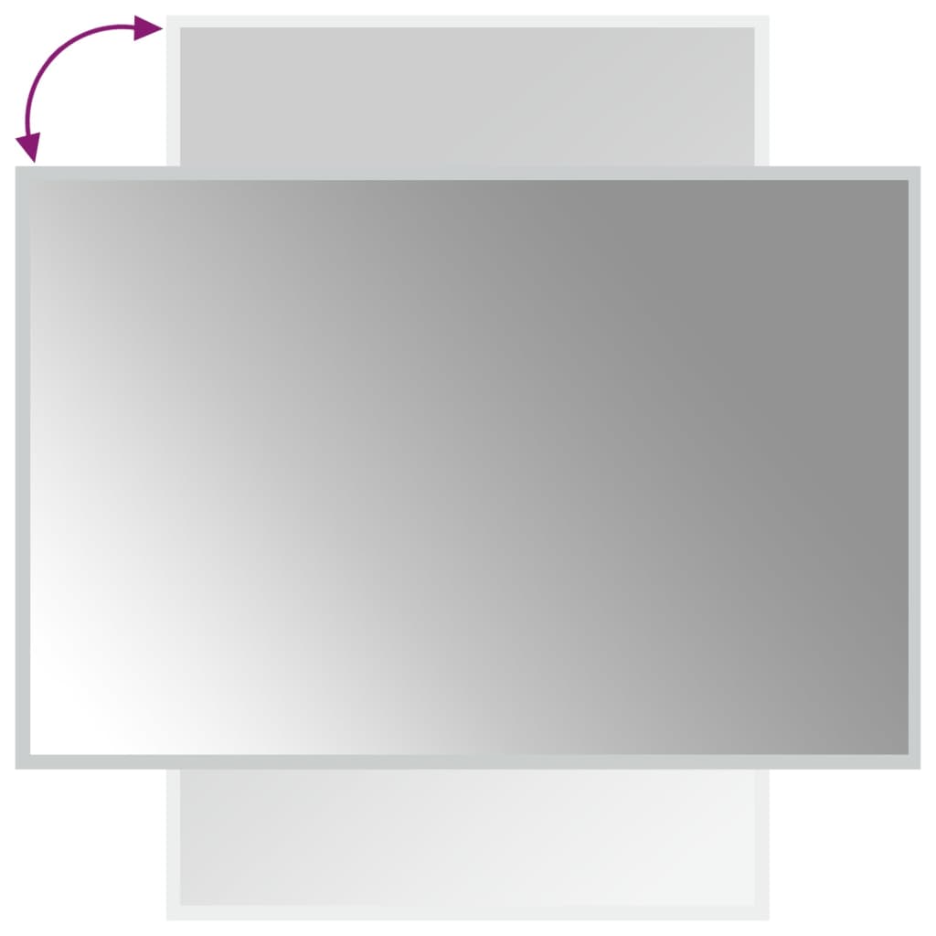 Badrumsspegel LED 60x90 cm