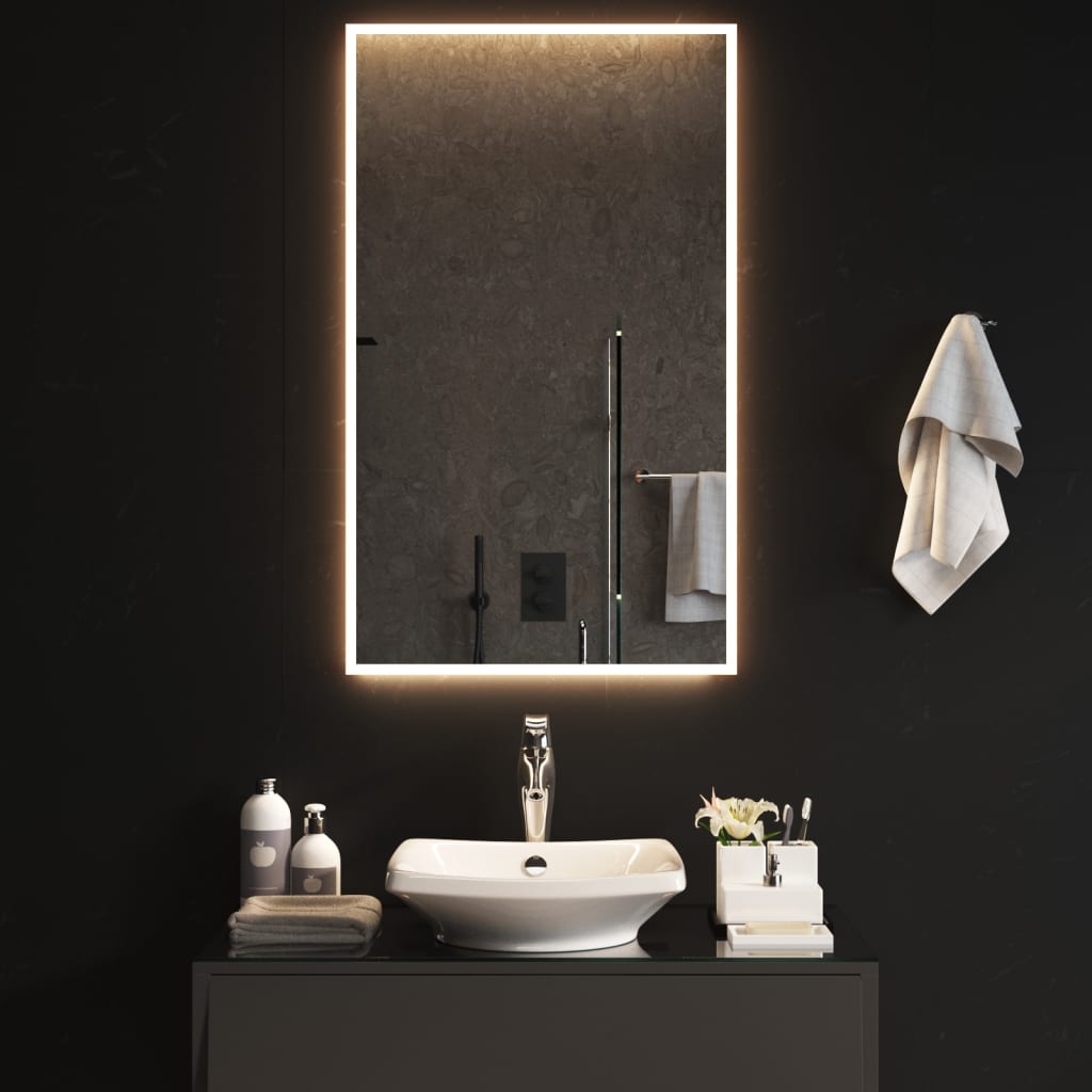 Badrumsspegel LED 60x100 cm