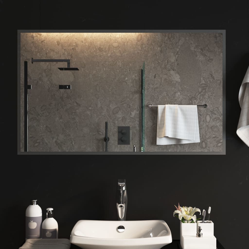 Badrumsspegel LED 60x100 cm