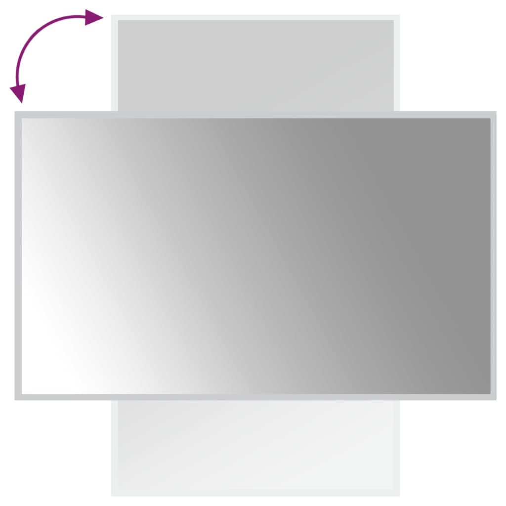 Badrumsspegel LED 60x100 cm