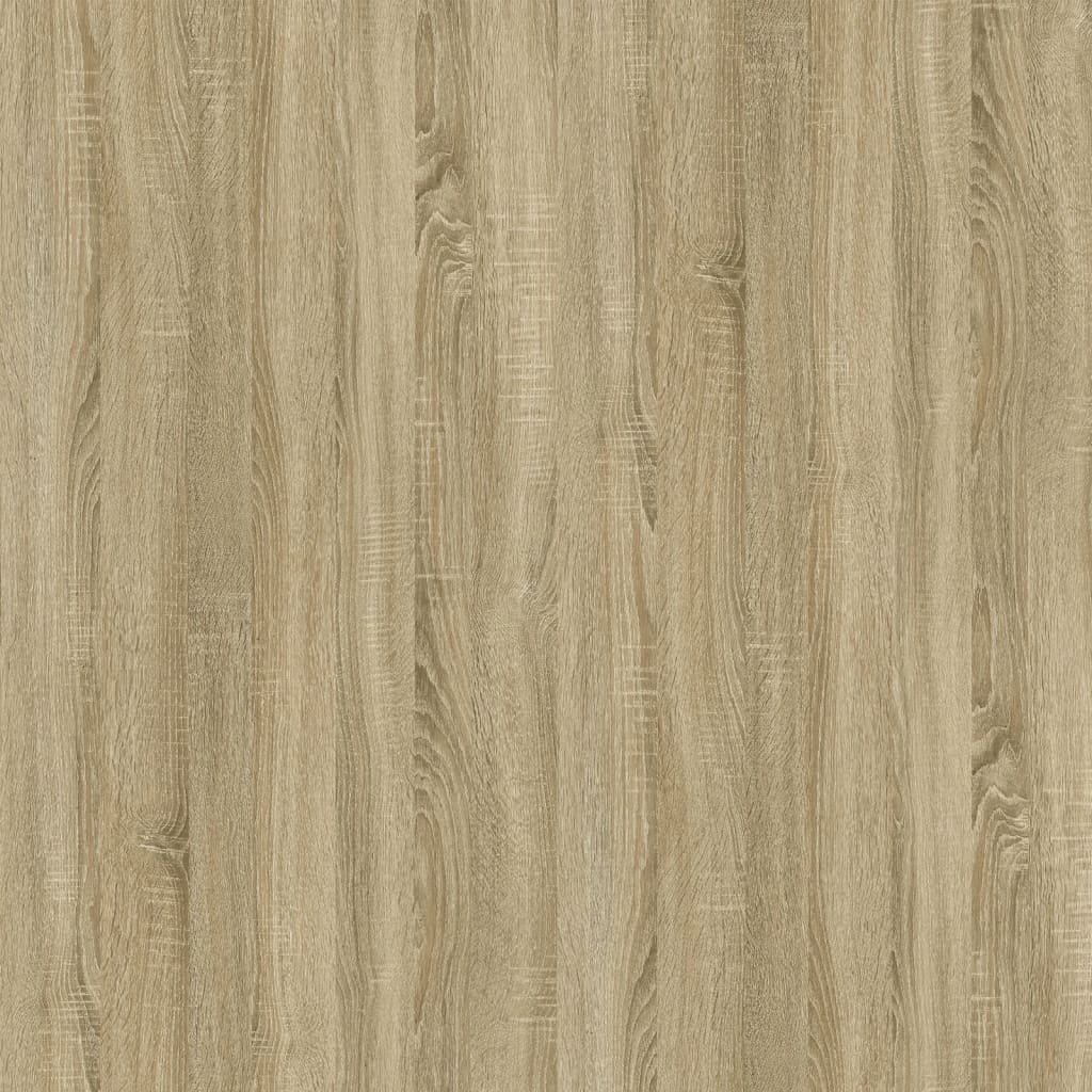 Sängbord 2 st sonoma-ek 50x46x50 cm konstruerat trä