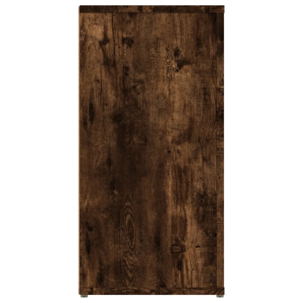 Sidobord Rökfärgad Ek 100x30x59,5 cm