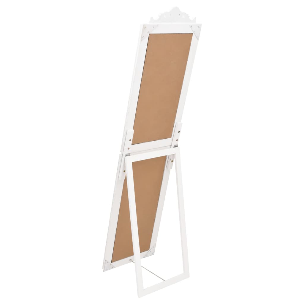 Väggspegel Fristående spegel Vit 50x200 cm