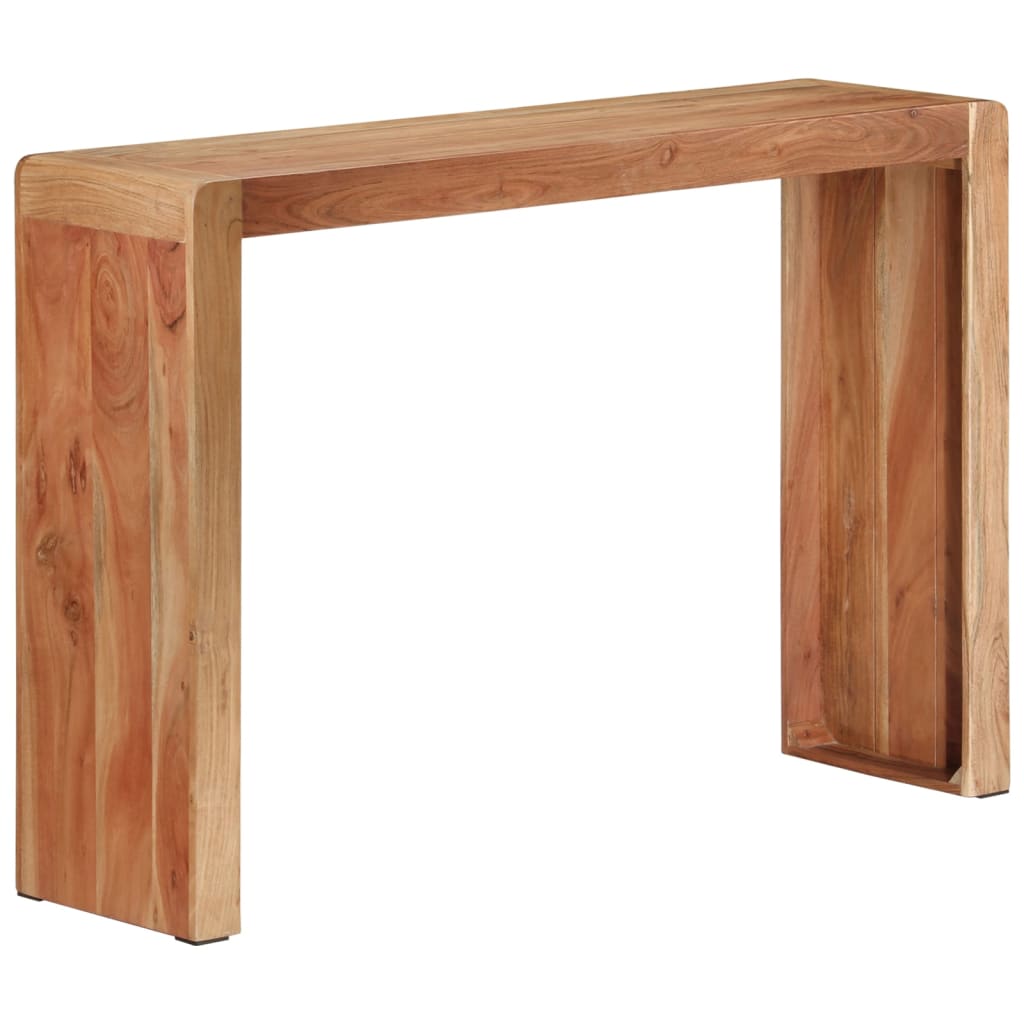 Avlastningsbord Konsollbord Trä 110x30x76 cm massivt akaciaträ