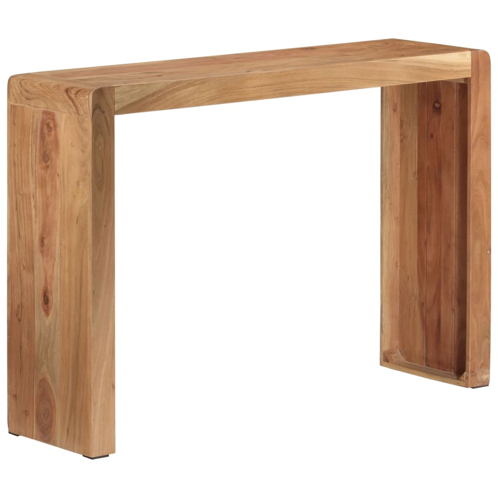 Avlastningsbord Konsollbord Trä 110x30x76 cm massivt akaciaträ