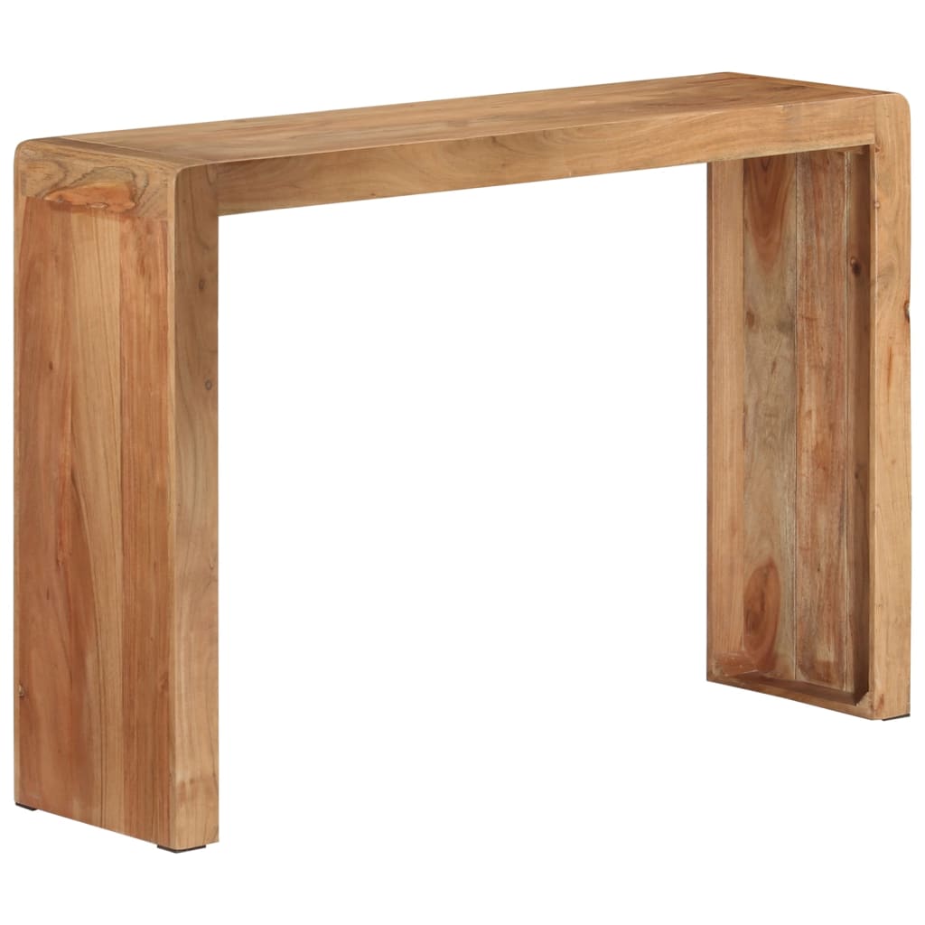 Avlastningsbord Konsollbord Trä 110x30x76 cm massivt akaciaträ