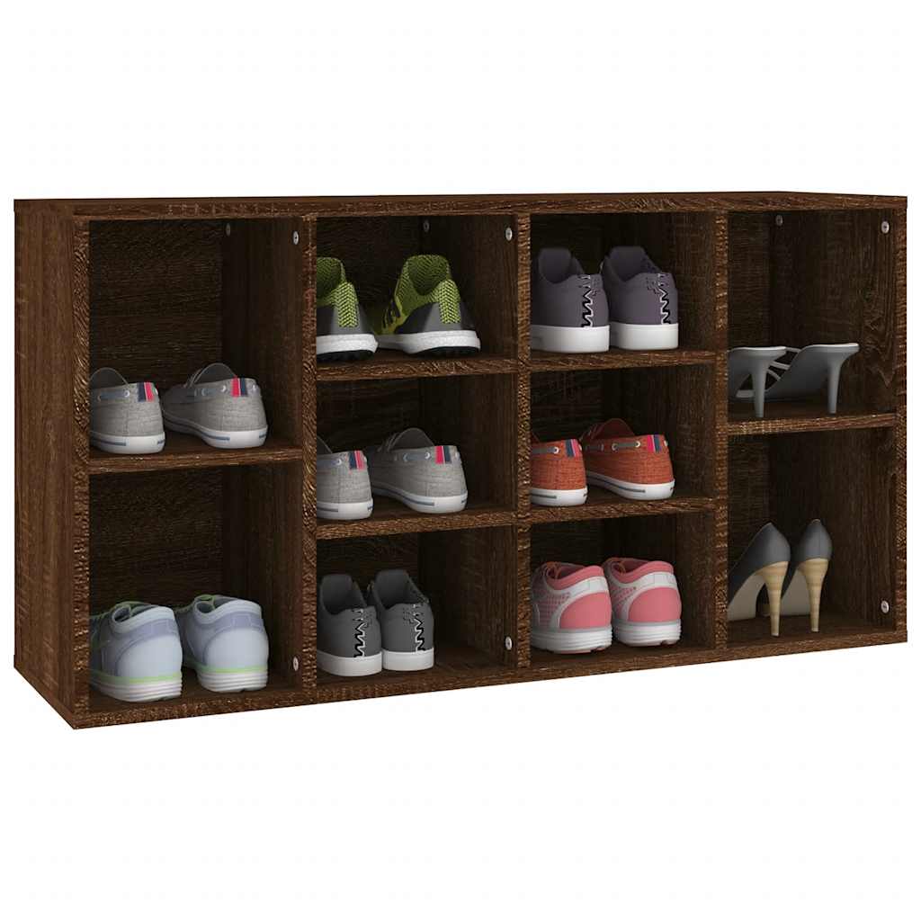 Skoställ Brun Ek Skobänk 103x30x55 cm