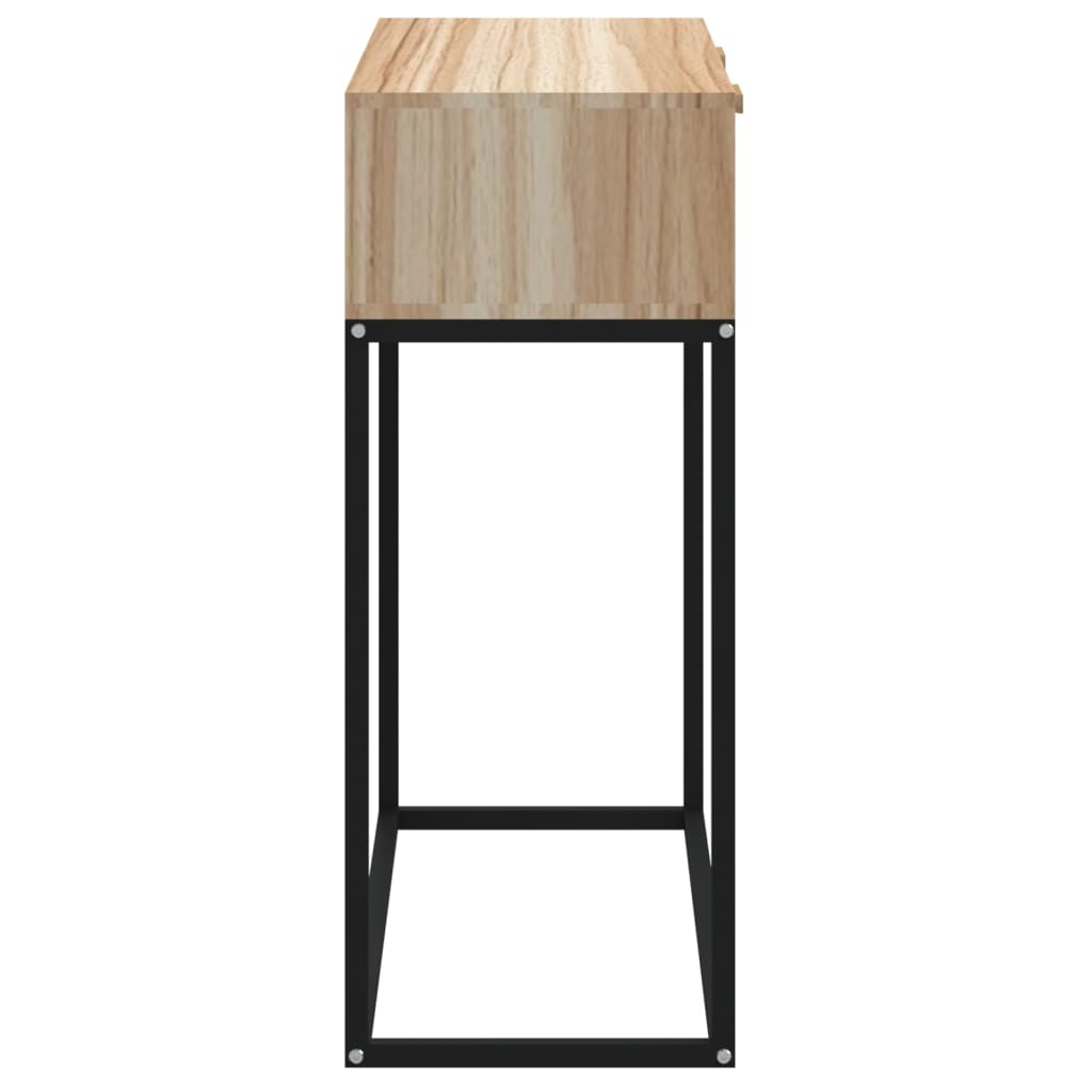 Avlastningsbord Konsollbord Trä 80x30x75 cm järn