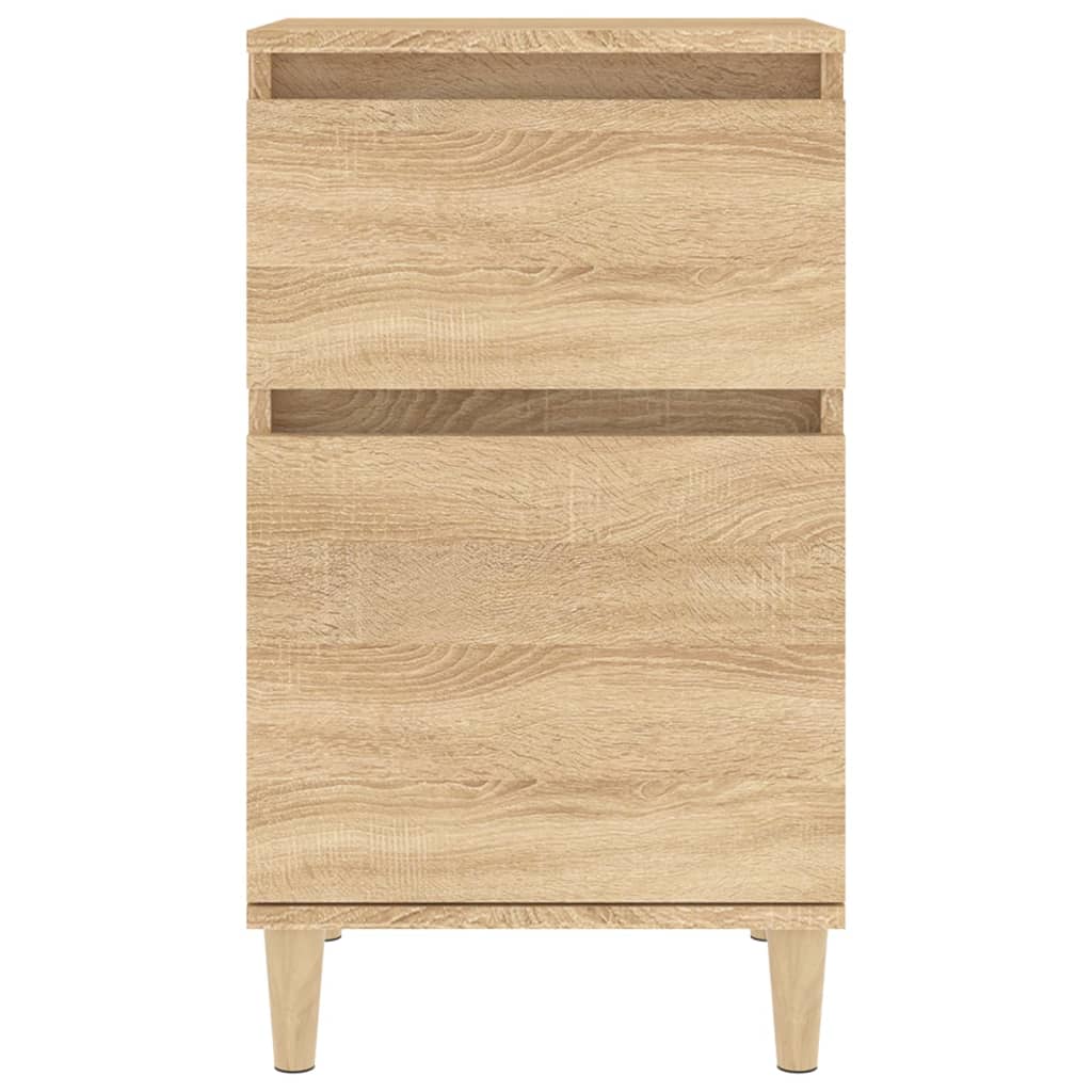 Sängbord sonoma-ek 2 st 40x35x70 cm