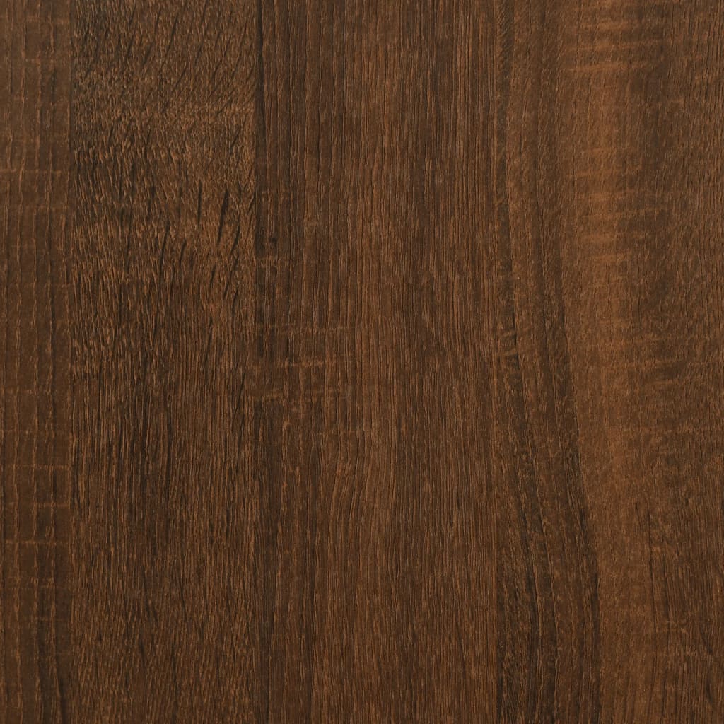 Byrå brun ek 60x35x70 cm konstruerat trä