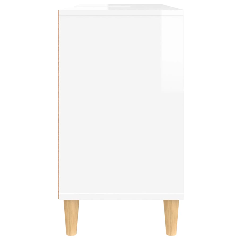 Badrumsunderskåp Högglans Vit 80x33x60 cm