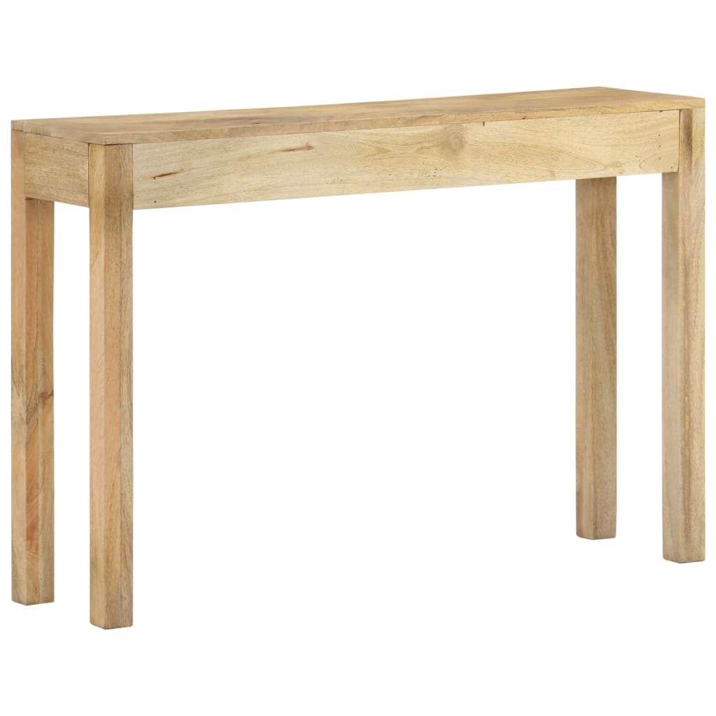 Avlastningsbord Konsollbord Trä 110x30x75 cm massivt blekt mangoträ