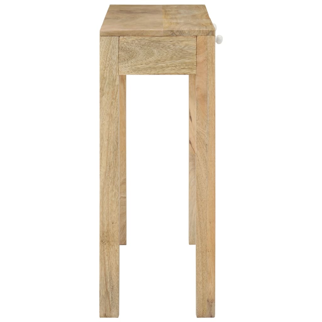 Avlastningsbord Konsollbord Trä 110x30x75 cm massivt blekt mangoträ