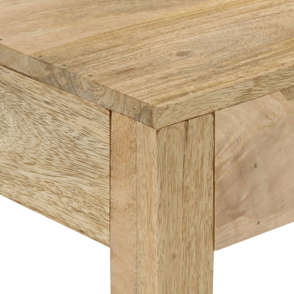 Avlastningsbord Konsollbord Trä 110x30x75 cm massivt blekt mangoträ