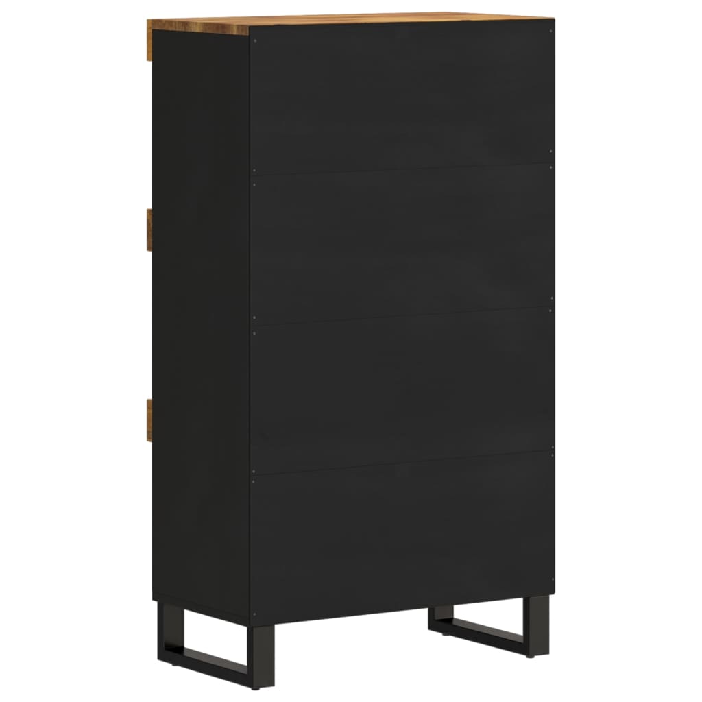 Skåp Trä 60x33x107 cm massivt mangoträ