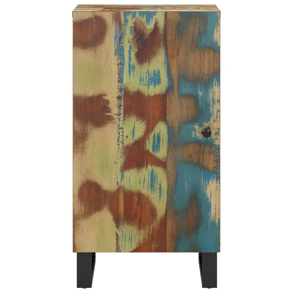 Skänk Trä med dörr 40x31x75 cm massivt återvunnet trä