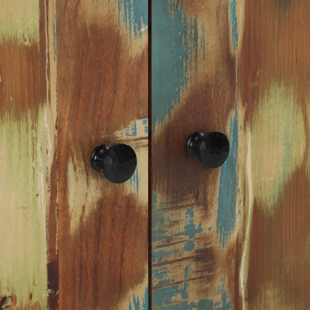 Skänk Trä med 2 dörrar 60x33x75 cm massivt återvunnet trä