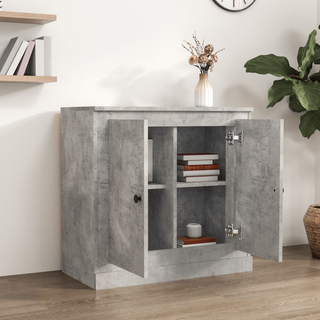 Skåp Betonggrå 70x35,5x67,5 cm