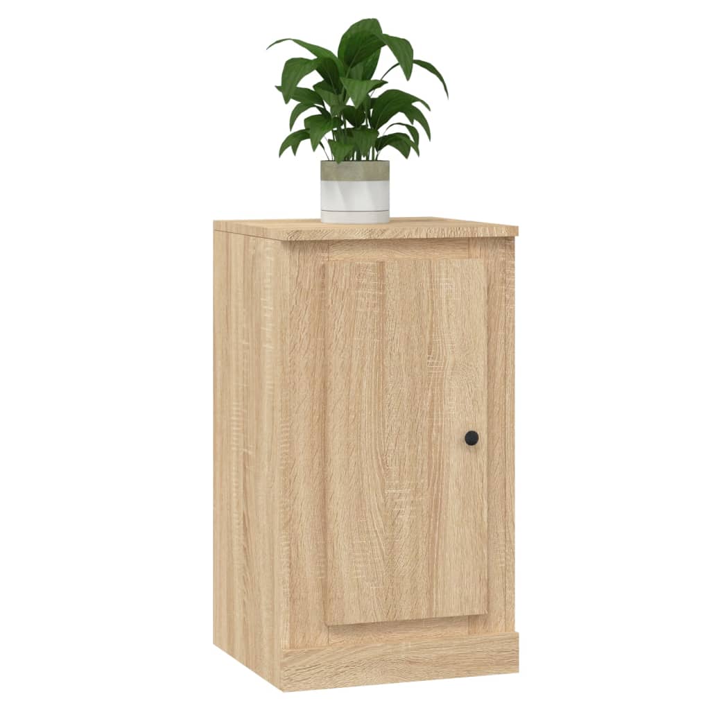 Skåp 2 st sonoma-ek 37,5x35,5x67,5 cm konstruerat trä