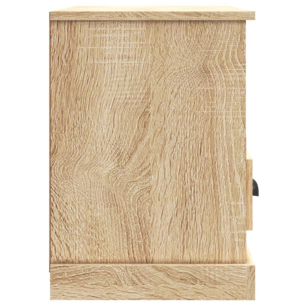 TV-skåp sonoma-ek 80x35x50 cm konstruerat trä