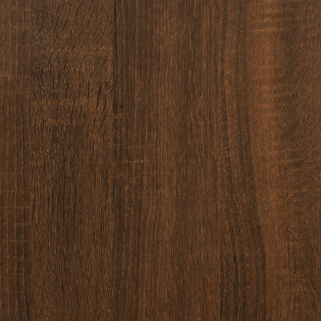 Byrå brun ek 100x35,5x60 cm konstruerat trä