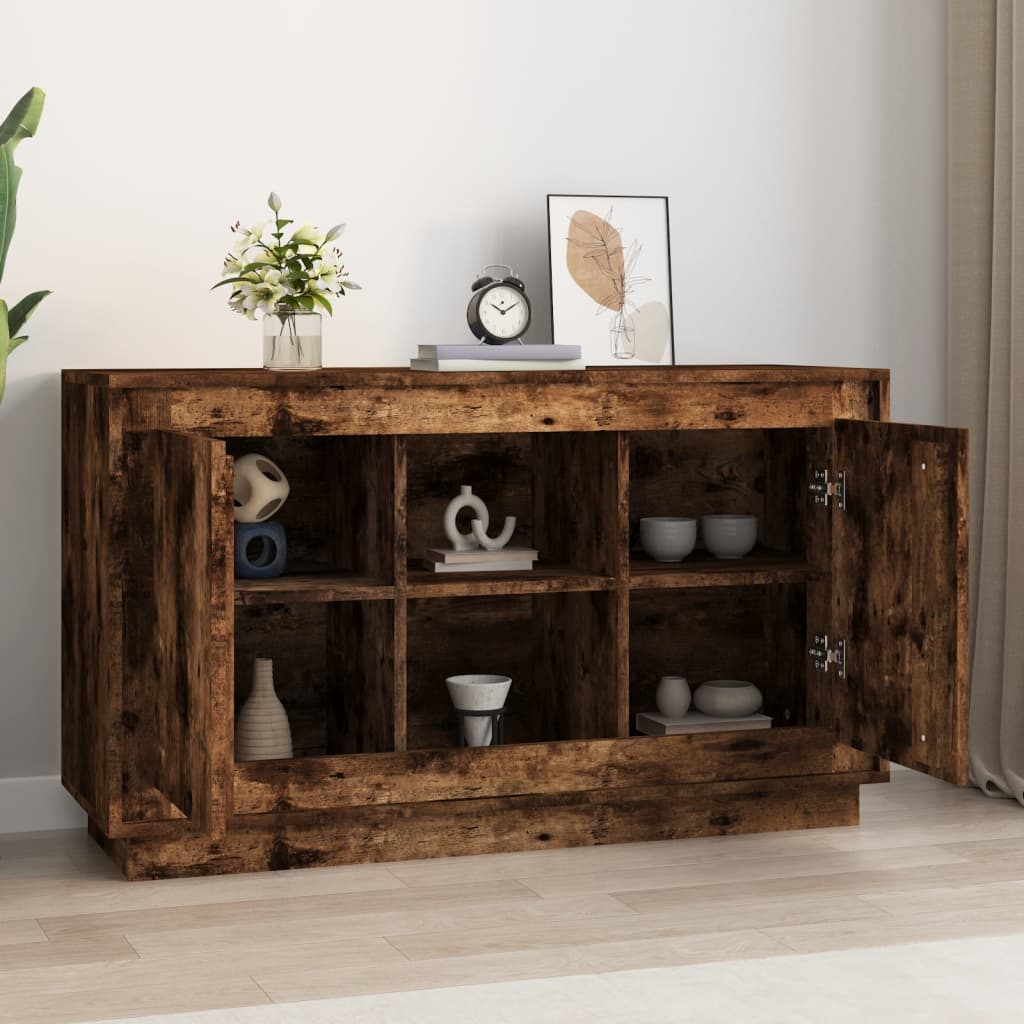 Byrå Rökfärgad Ek 102x35x60 cm